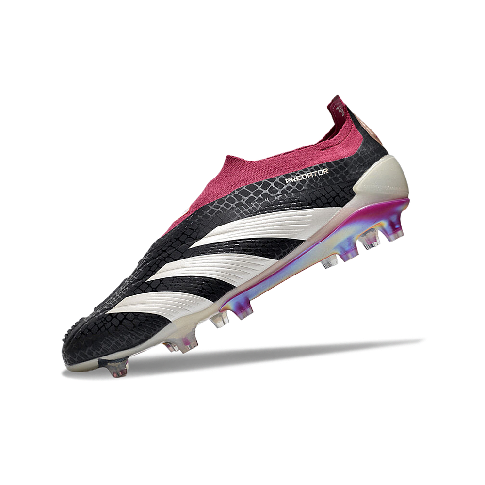 Chuteira Campo Adidas Predator LL Elite FG Preta e Roxa