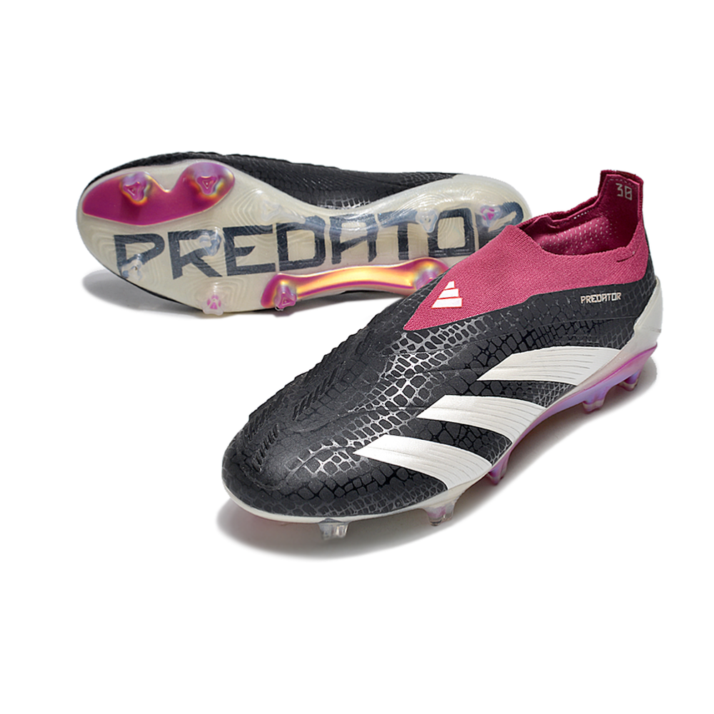 Chuteira Campo Adidas Predator LL Elite FG Preta e Roxa