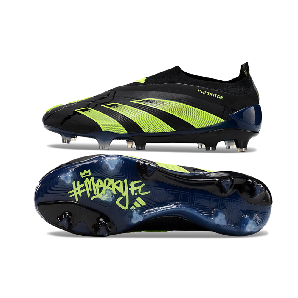 Chuteira Campo Adidas Predator LL Elite FG Preta e Verde 