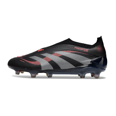 Chuteira Campo Adidas Predator LL Elite FG Preta e Vermelha 