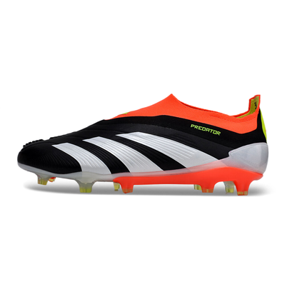 Chuteira Campo Adidas Predator LL Elite FG Preta, Laranja e Branco 