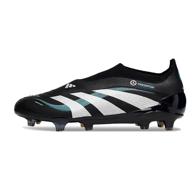 Chuteira Campo Adidas Predator LL Elite FG Preto, Branco e Azul