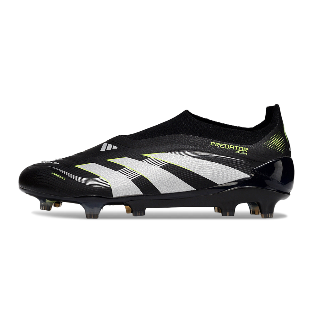 Chuteira Campo Adidas Predator LL Elite FG Preto, Branco e Verde
