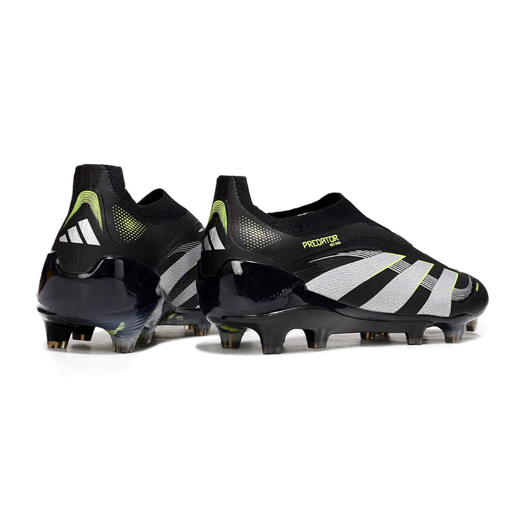 Chuteira Campo Adidas Predator LL Elite FG Preto, Branco e Verde