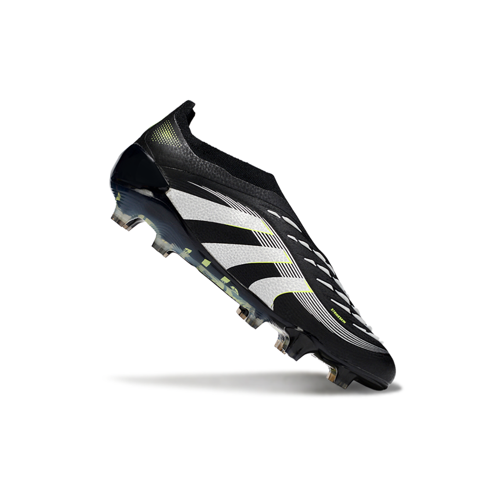 Chuteira Campo Adidas Predator LL Elite FG Preto, Branco e Verde