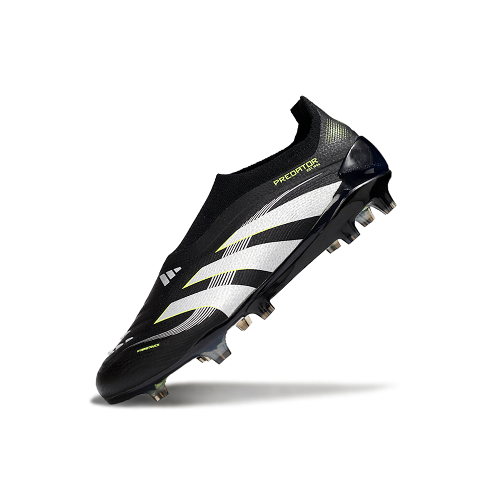 Chuteira Campo Adidas Predator LL Elite FG Preto, Branco e Verde