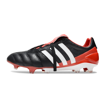 Chuteira Campo Adidas Predator Mania FG Preta e Vermelha 
