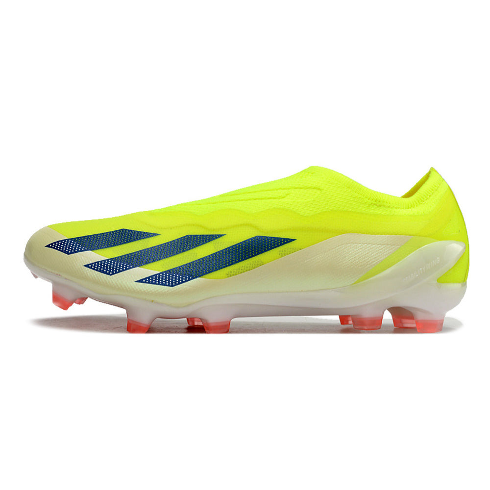 Chuteira Campo Adidas X Crazyfast+ FG Verde e Laranja 