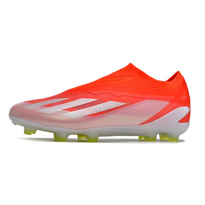 Chuteira Campo Adidas X Crazyfast+ FG Vermelho e Branco 