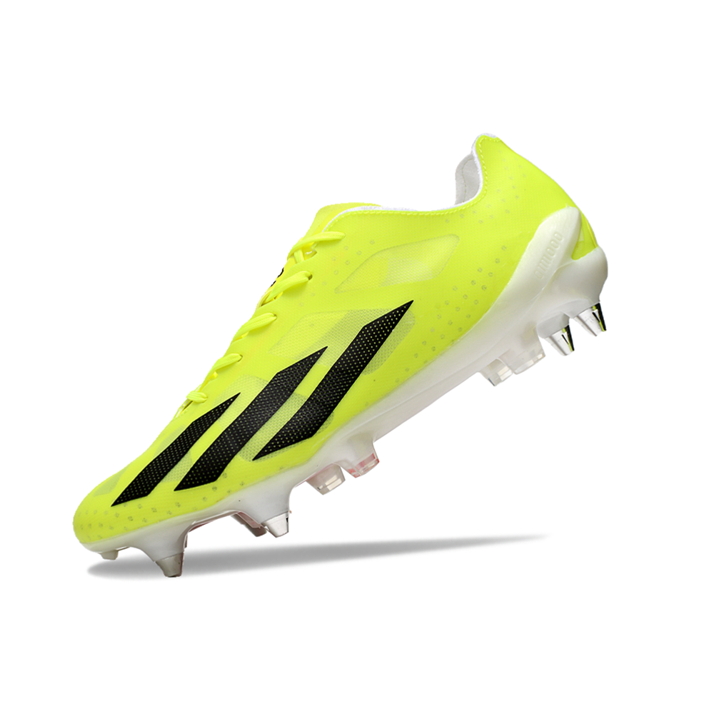Chuteira Campo Adidas X Crazyfast+ Ponta de Aluminio Verde 