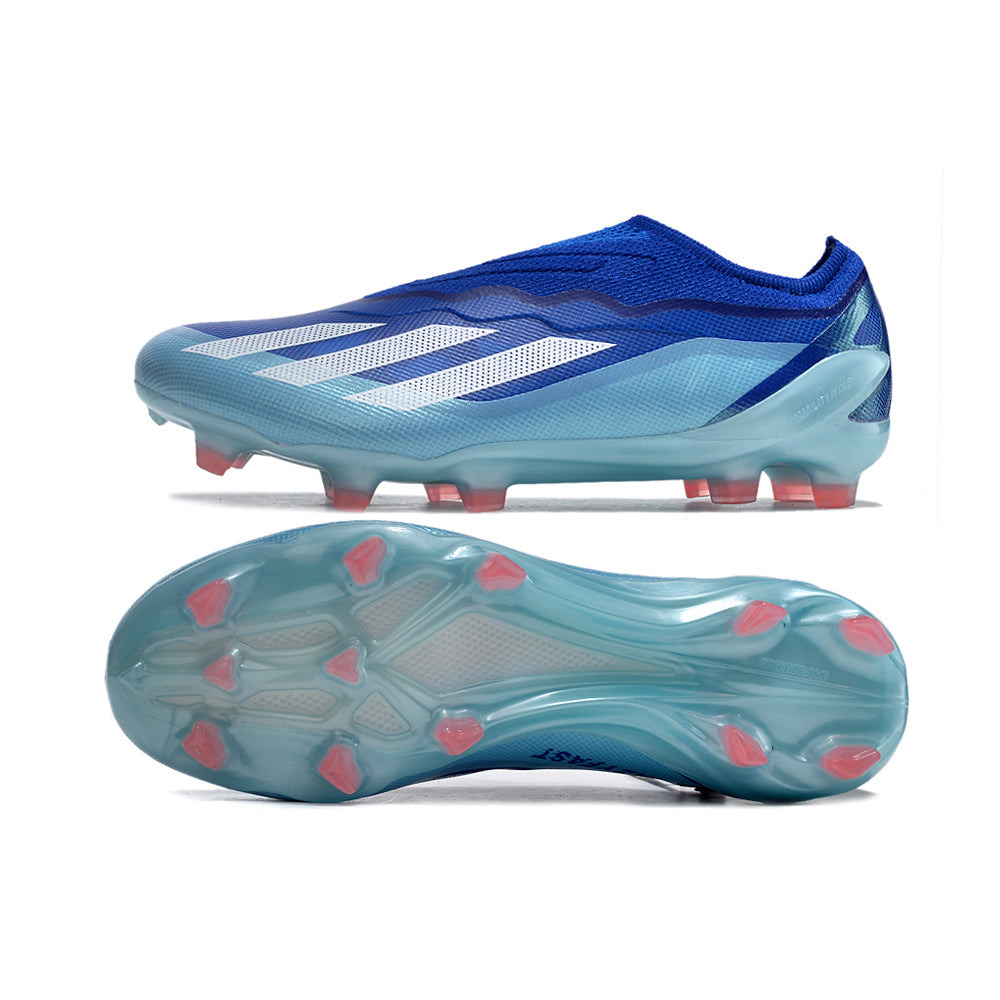 Chuteira Campo Adidas X CrazyFast.1 LL FG Azul 