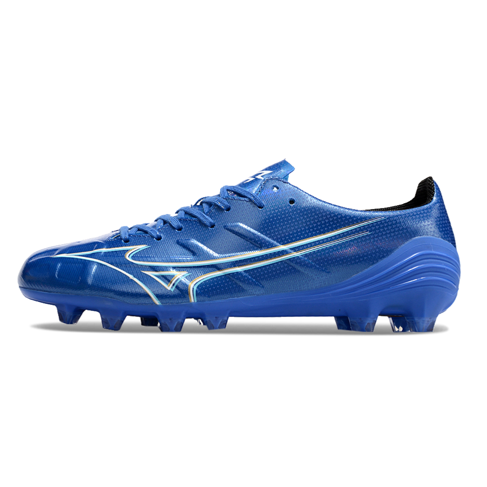 Chuteira Campo Mizuno Alpha FG Azul 