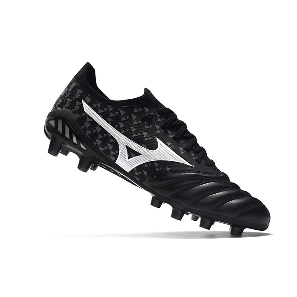 Chuteira Campo Mizuno Morelia Neo 3 FG Preta e Branca