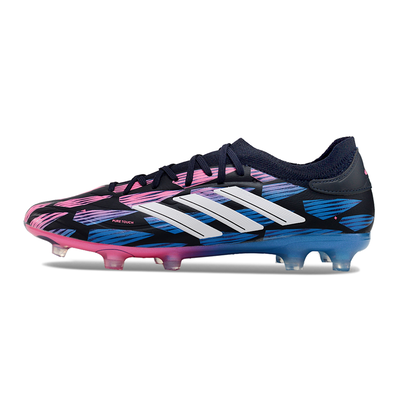 Chuteira Campo Adidas Copa Pure II + FG Preta, Azul e Rosa 