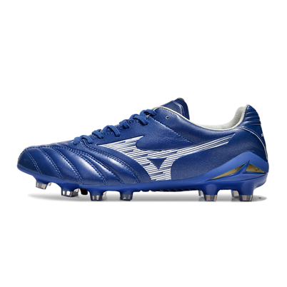 Chuteira Campo Mizuno Morelia Neo 4 Beta FG Azul 