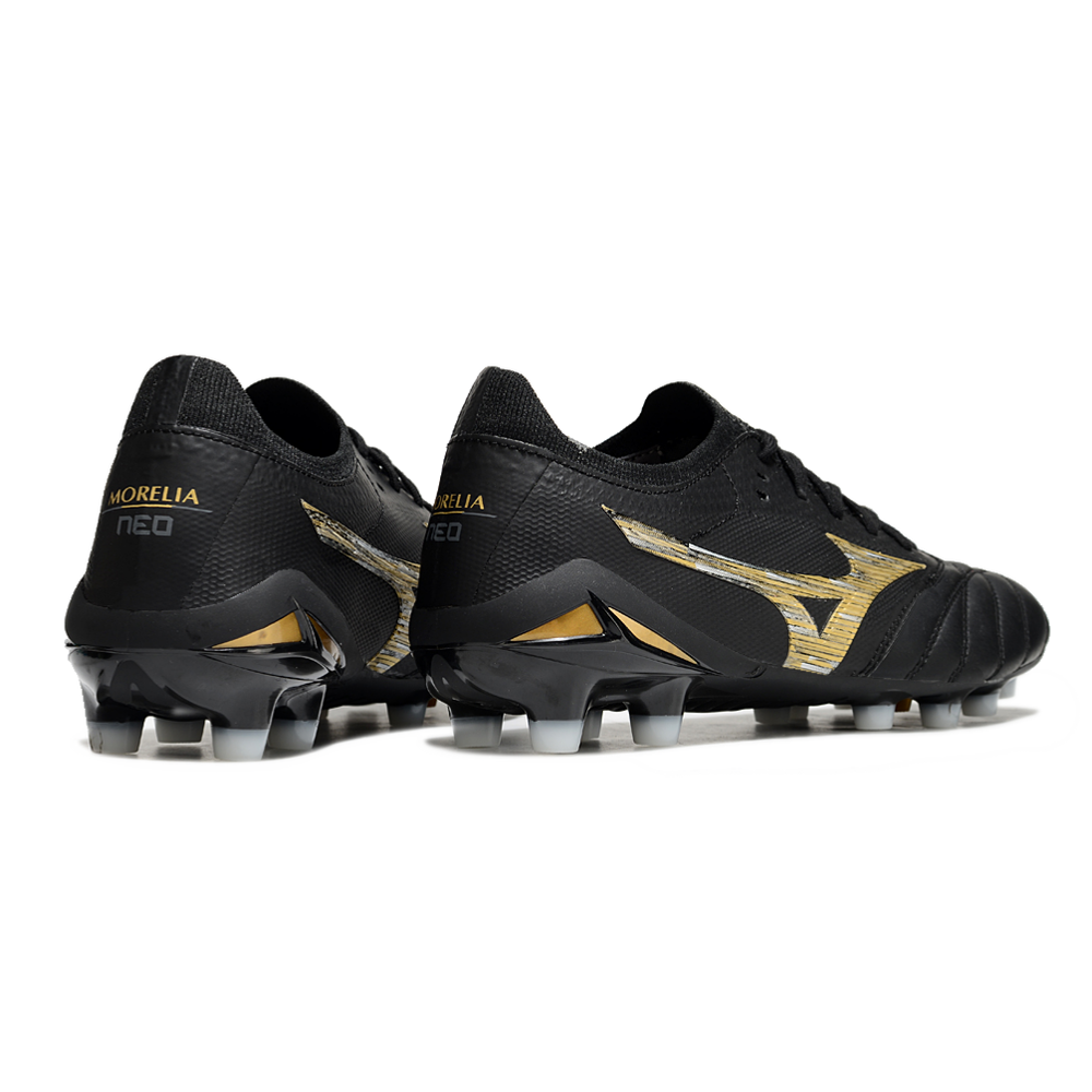 Chuteira Campo Mizuno Morelia Neo 4 Beta FG Preta 