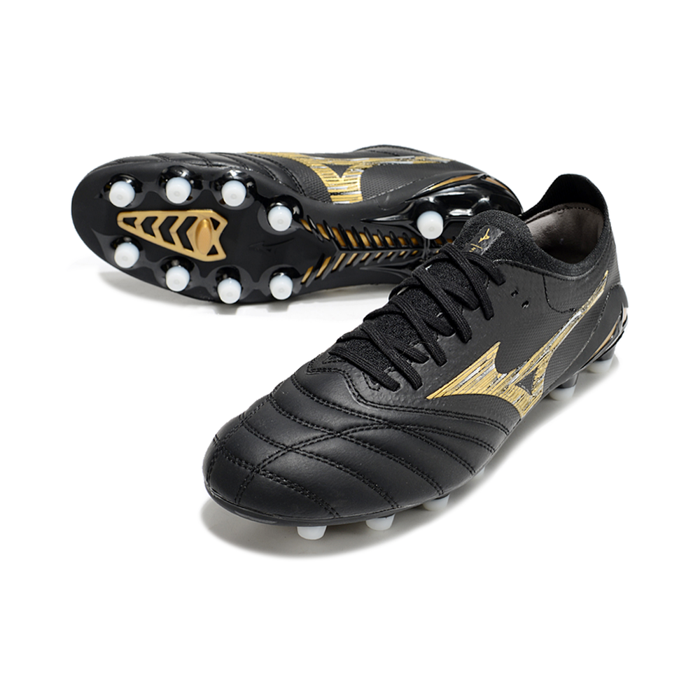 Chuteira Campo Mizuno Morelia Neo 4 Beta FG Preta 