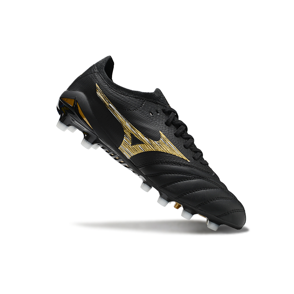 Chuteira Campo Mizuno Morelia Neo 4 Beta FG Preta 