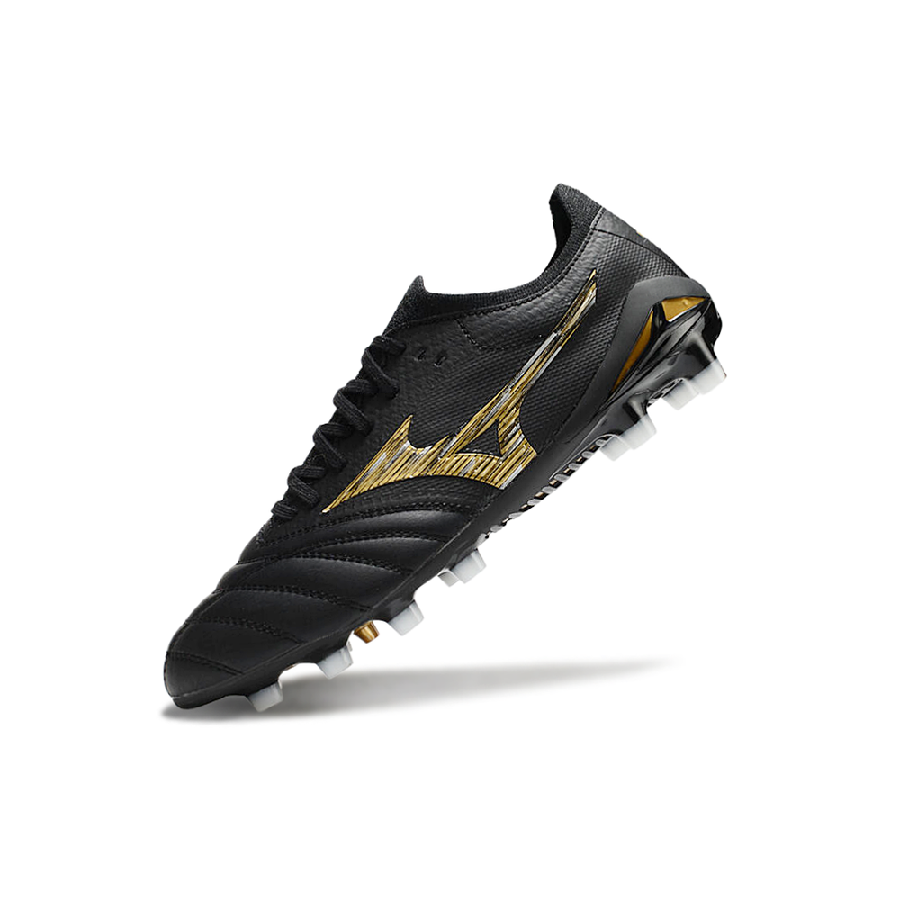 Chuteira Campo Mizuno Morelia Neo 4 Beta FG Preta 