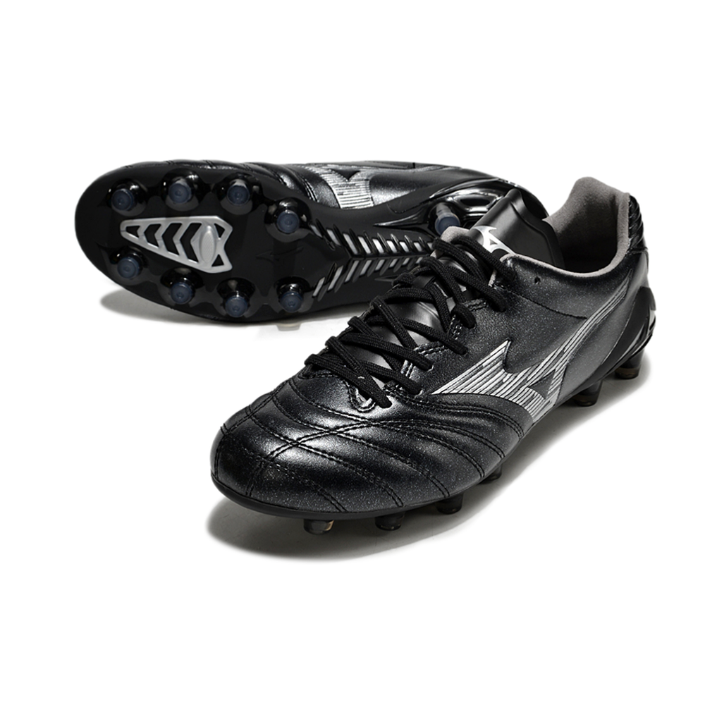 Chuteira Campo Mizuno Morelia Neo 4 Beta FG Preta 