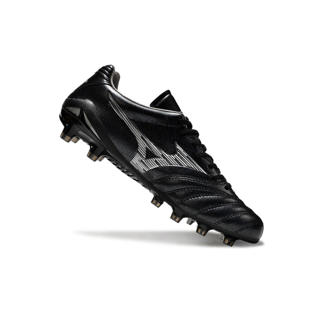 Chuteira Campo Mizuno Morelia Neo 4 Beta FG Preta 