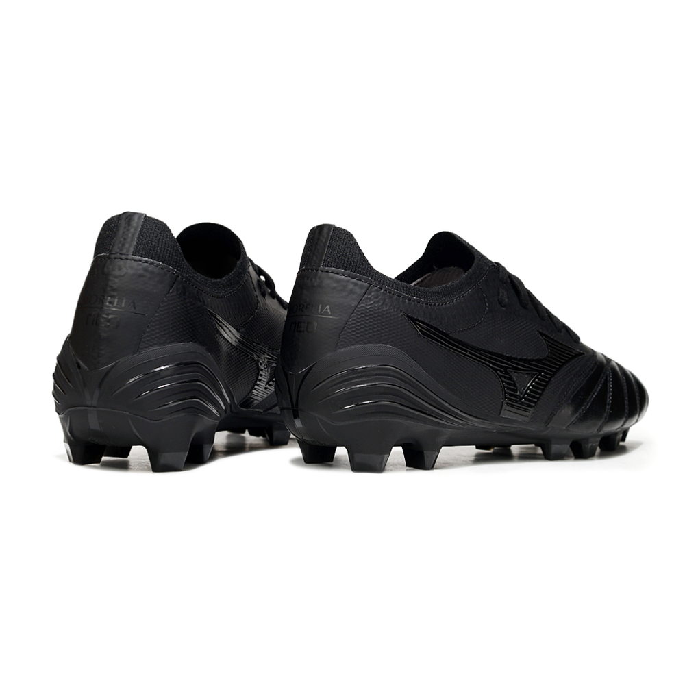 Chuteira Campo Mizuno Morelia Neo 4 Beta FG Preto 
