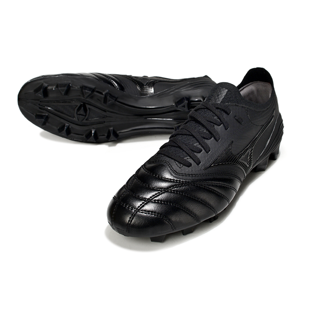 Chuteira Campo Mizuno Morelia Neo 4 Beta FG Preto 