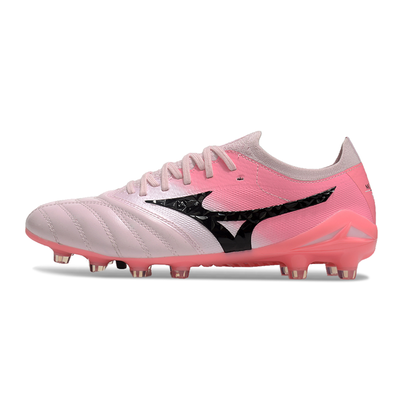 Chuteira Campo Mizuno Morelia Neo 4 Beta FG Rosa e Preto
