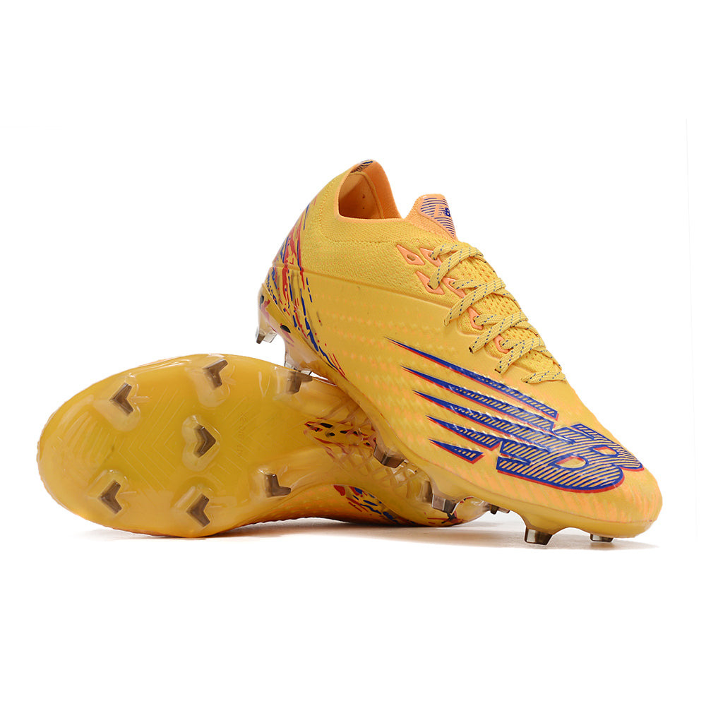 Chuteira Campo New Balance Furion V6+ FG Laranja 