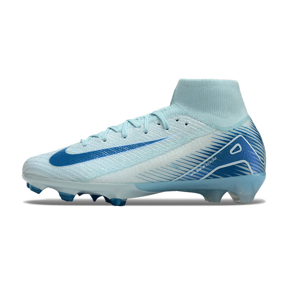 Chuteira Campo Nike Air Zoom Mercurial Superfly 10 Elite FG Azul 