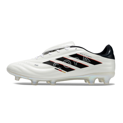 Chuteira Campo Adidas Copa Pure II Elite FG Branca e Preta 