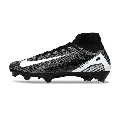Chuteira Campo Nike Air Zoom Mercurial Superfly 10 Elite FG Preto e Branco