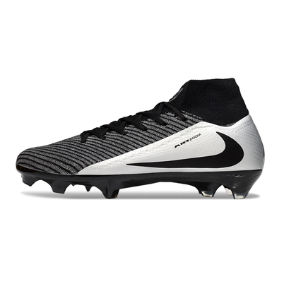 Chuteira Campo Nike Air Zoom Mercurial Superfly 10 Elite FG Preto e Prata